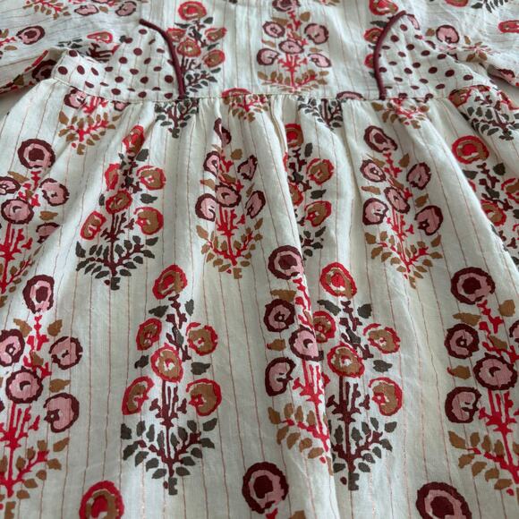 Bohemian Vibes Pink Chicken New York Dress Baby Girl 12-18 Months EUC - Picture 2 of 6